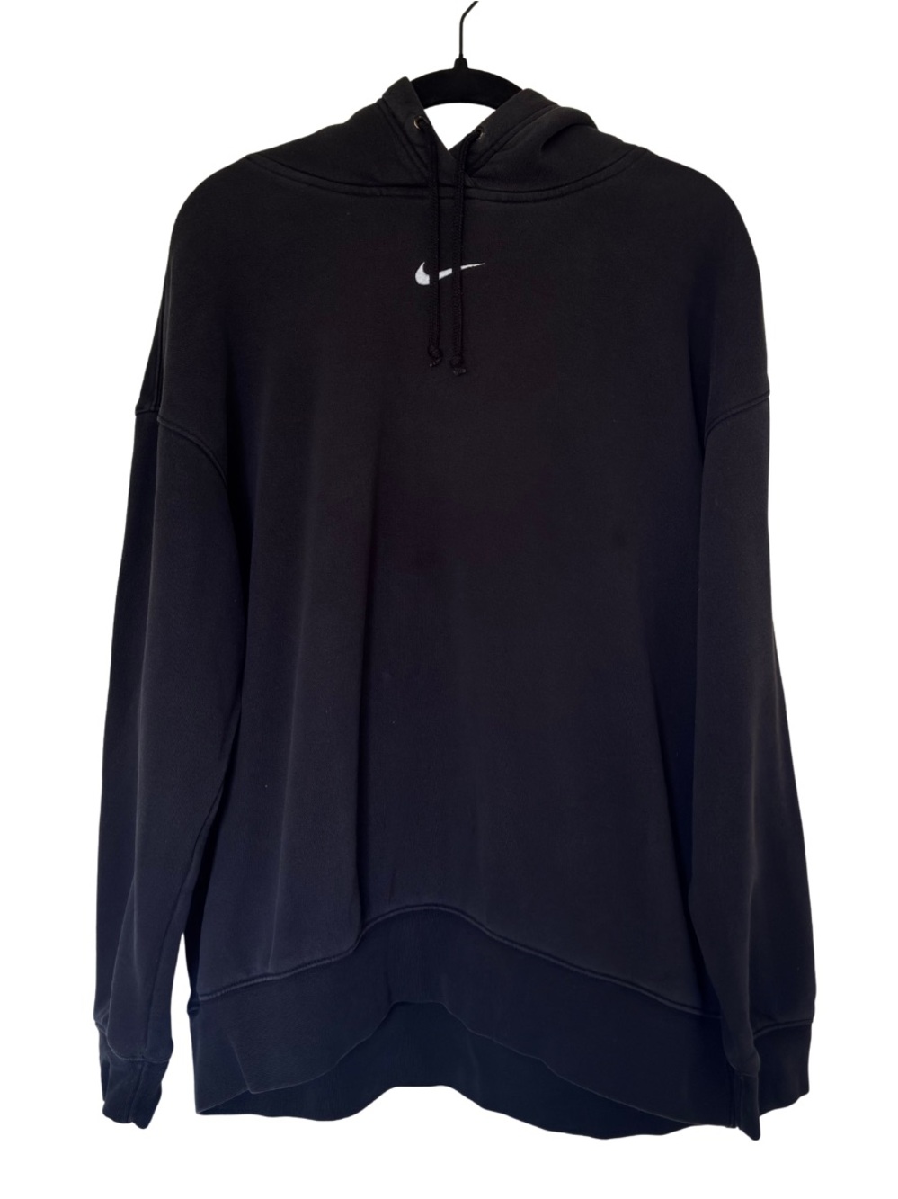 Nike Black Pullover Hoodie with Small Swoosh